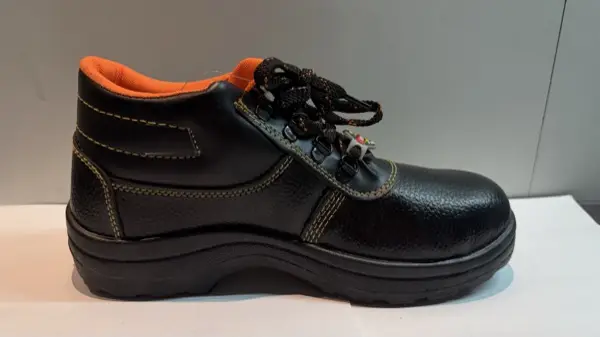 SPL 514 Hi-Ankle Cushion — Orange Trim safety shoe by SPL India
