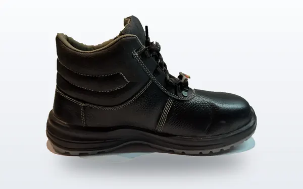 SPL 518 Hi-Ankle Double-Density PU safety shoe by SPL India